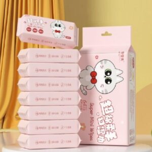 64 pcs Mini Wet Wipes Disposable Travelling Tissue Personal Care