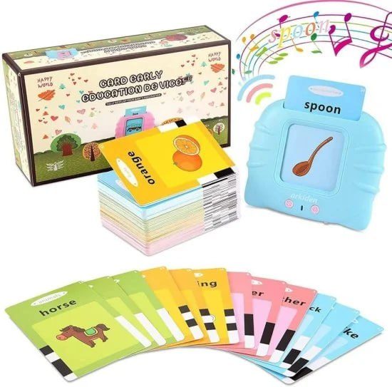English Talking Flash Cards Education Game Toys