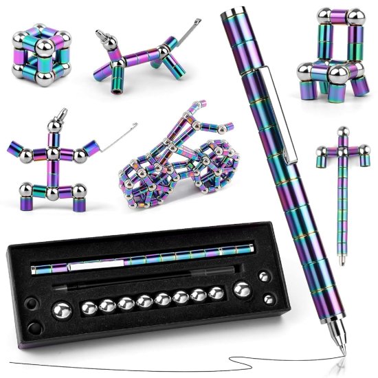 Rainbow Fidget Magnetic Pen Toys