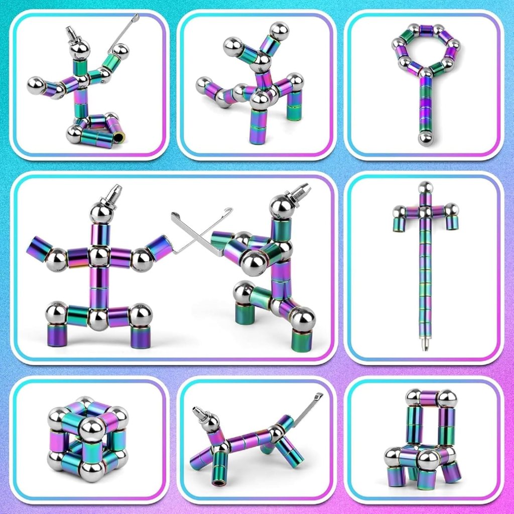 Rainbow Fidget Magnetic Pen Toys
