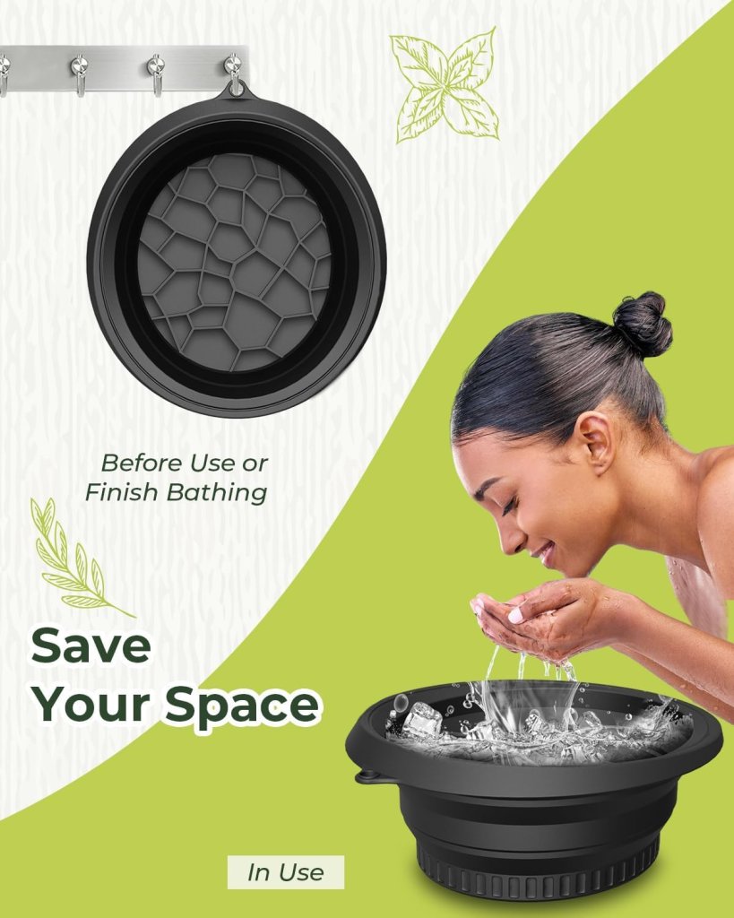 Silicone Face Washing Ice Bucket Bowl Personal Care