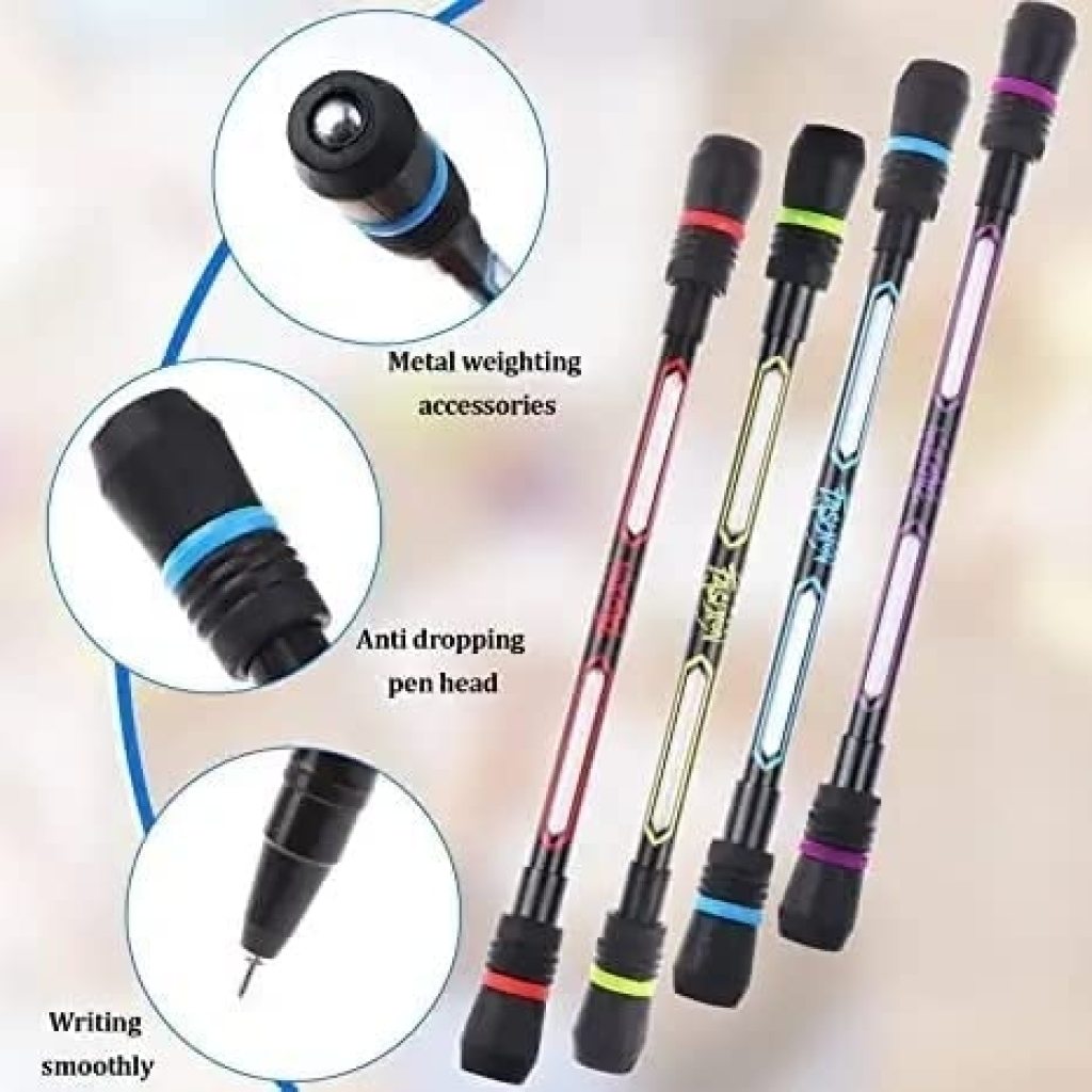 Spinning Pen 4 Pcs Office & Stationery
