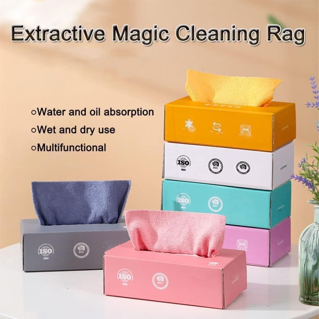 20 Pcs Microfiber Cleaning Wipes Kitchenware
