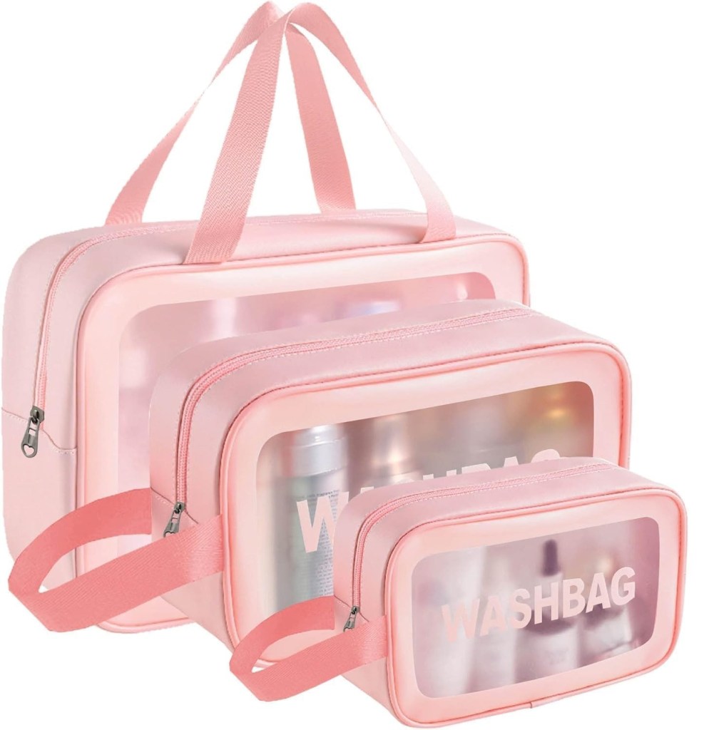 3 pcs Wash Bag cosmetic Bags