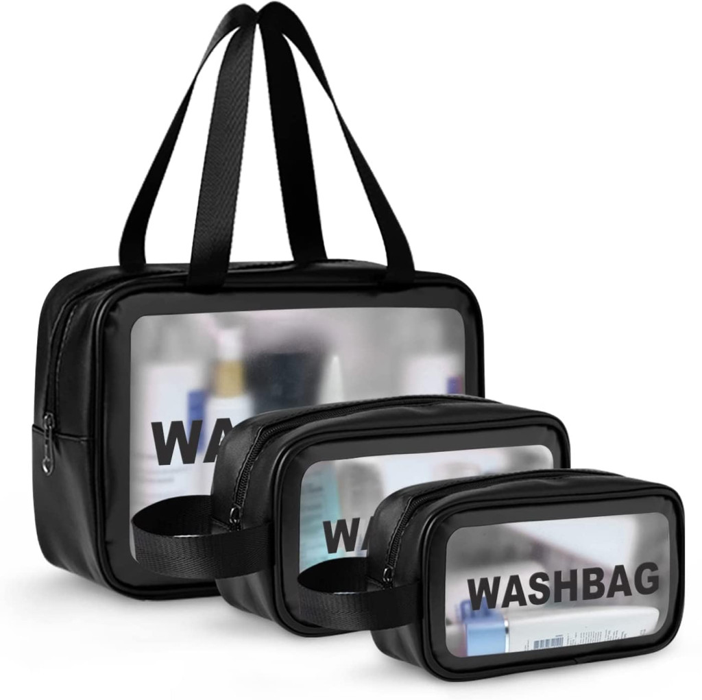 3 pcs Wash Bag cosmetic Bags