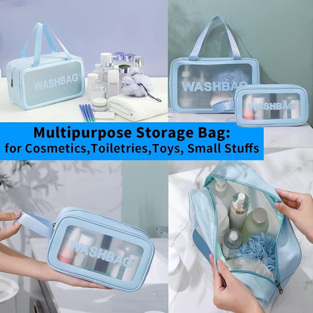 3 pcs Wash Bag cosmetic Bags