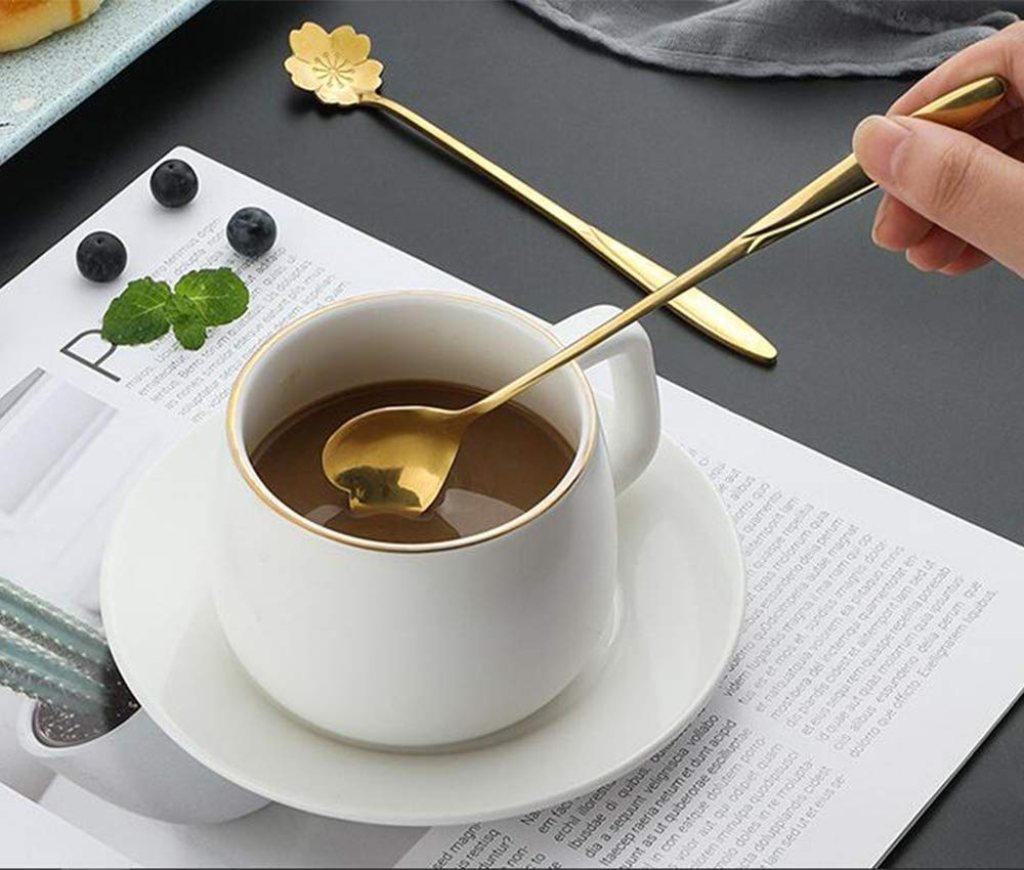 4 pcs Golden Spoon Set Kitchenware