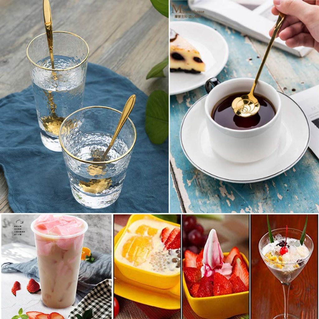 4 pcs Golden Spoon Set Kitchenware
