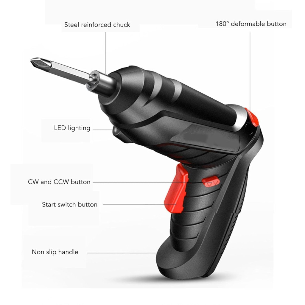 47 in 1 Cordless Electric Screwdriver Set Automotive