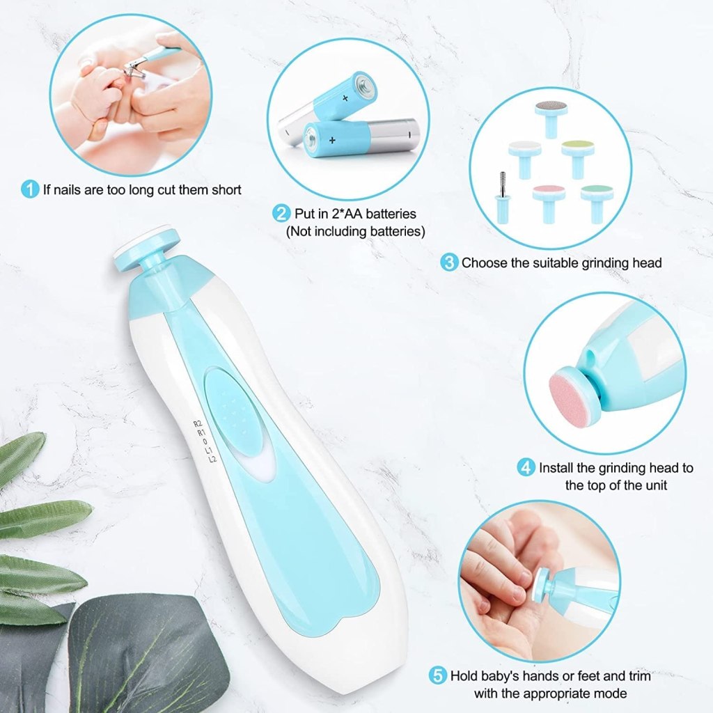 Baby Nail Electric Trimmer Kit Baby Products