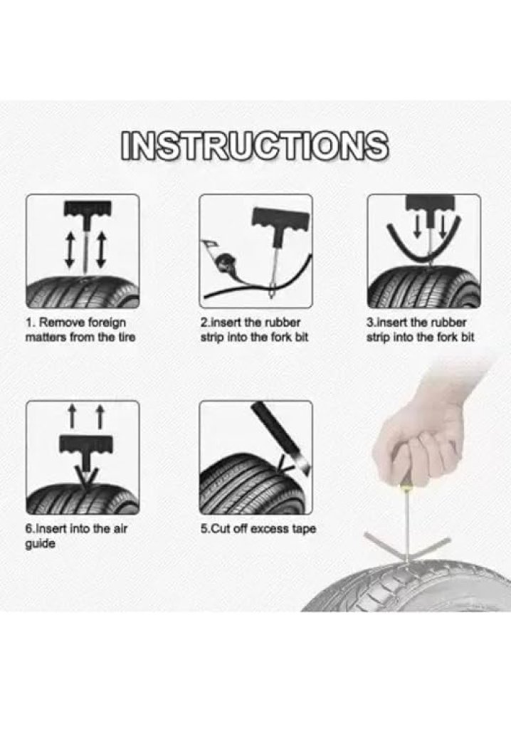 Emergency Car Puncture Kit Automotive