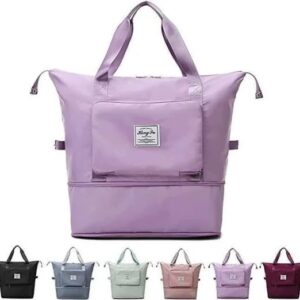 Foldable travel Duffel Bag with pocket Travelling Bags