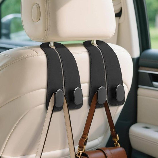 Leather Car Seat Headrest Hook 1pcs Outdoor