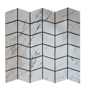Mosaic Diamond Pettern Wall Sticker Home & Kitchen