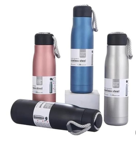SS Vacuum Insulated Bottle 500ml Home & Kitchen