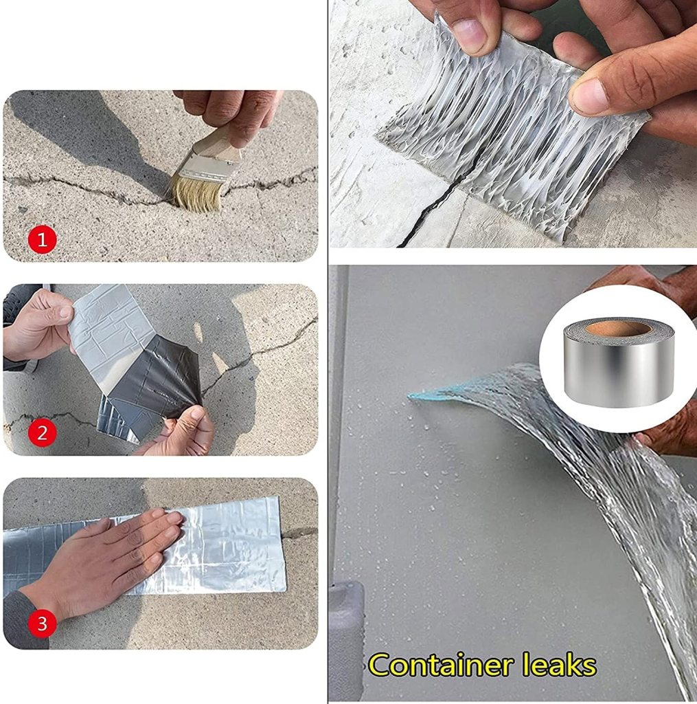 Waterproof Aluminum Butyl Tape 2inch 5mt Home & Kitchen