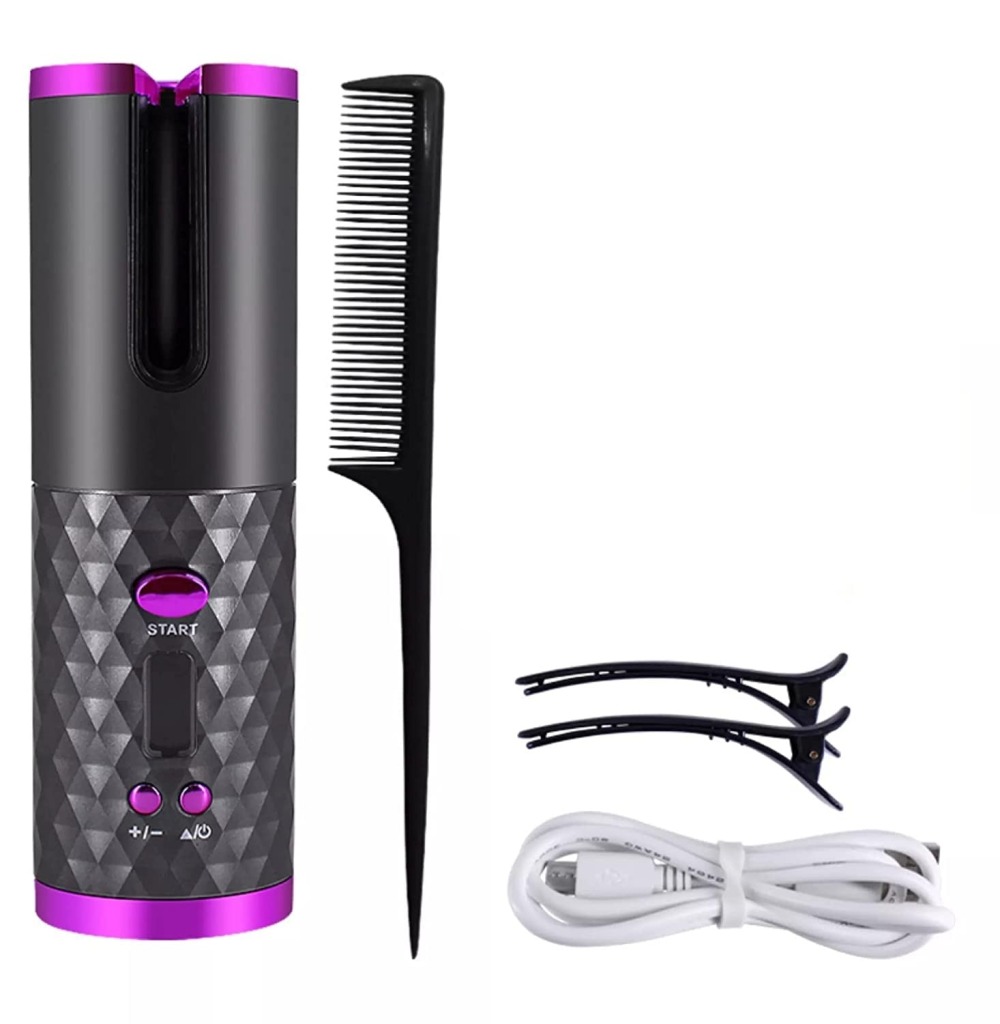 Hair Curler Adjustable Temperature usb Rechargeable Beauty Products