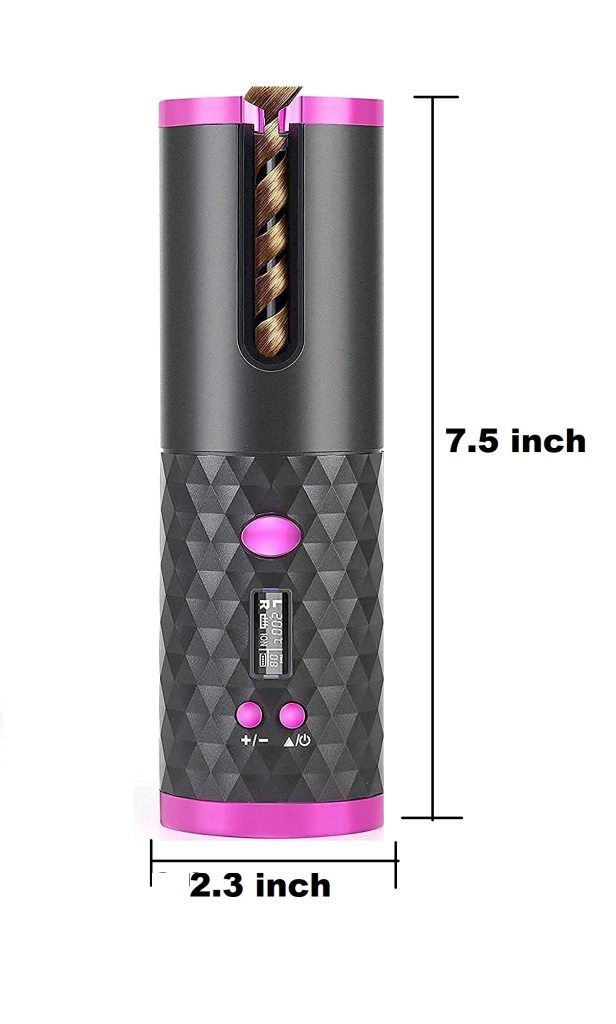 Hair Curler Adjustable Temperature usb Rechargeable Beauty Products