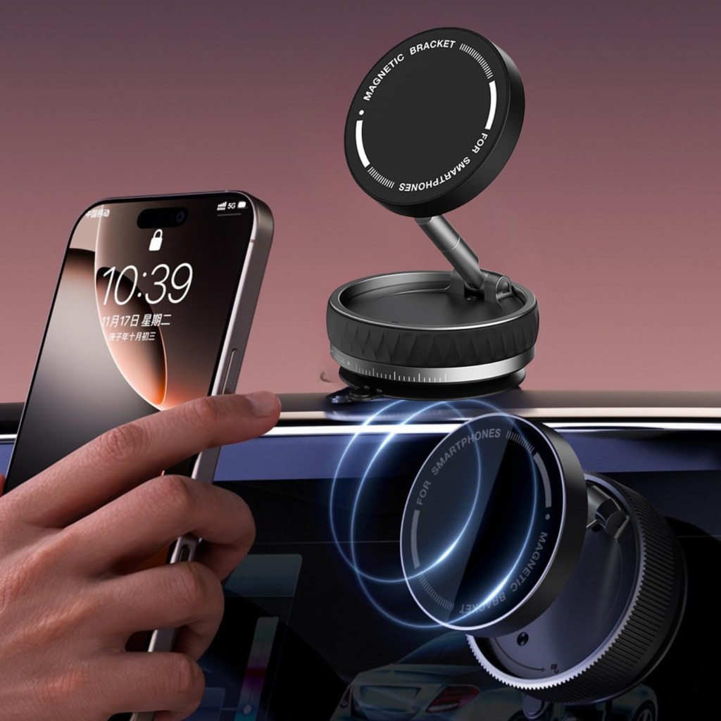 Vacuum Magnetic Phone Holder Mobile Stand Mobile Accessories