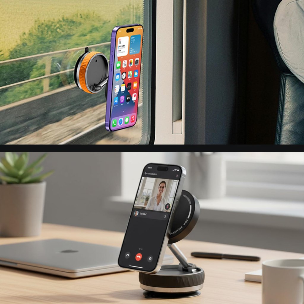 Vacuum Magnetic Phone Holder Mobile Stand Mobile Accessories