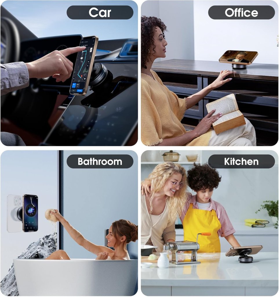 Vacuum Magnetic Phone Holder Mobile Stand Mobile Accessories