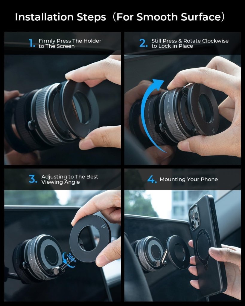 Vacuum Magnetic Phone Holder Mobile Stand Mobile Accessories