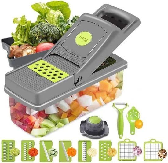 14 In 1 Chopper Nicer Veggie Slicer Dicer Kitchenware